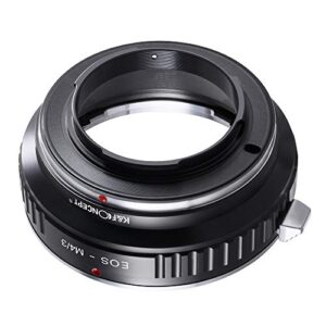 K&F Concept Lens Mount Adapter Compatible with Canon EOS (EF/EF-S) Mount Lens to M4/3（Micro Four Thirds） MFT Olympus Pen and Panasonic Lumix Cameras