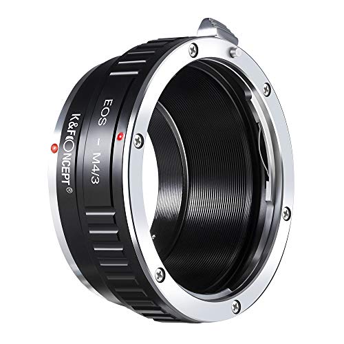 K&F Concept Lens Mount Adapter Compatible with Canon EOS (EF/EF-S) Mount Lens to M4/3（Micro Four Thirds） MFT Olympus Pen and Panasonic Lumix Cameras