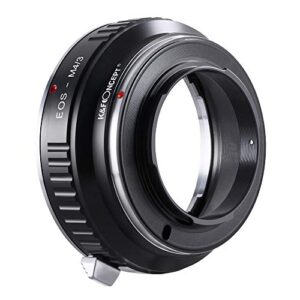 K&F Concept Lens Mount Adapter Compatible with Canon EOS (EF/EF-S) Mount Lens to M4/3（Micro Four Thirds） MFT Olympus Pen and Panasonic Lumix Cameras