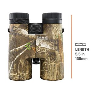 Bushnell Powerview 10x42 BoneCollector Binoculars, Adult Binoculars for All Purpose Use in Realtree Edge Camo