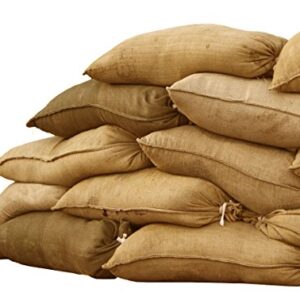 Sandbaggy Burlap Sand Bags - Size: 14" x 26" - 50 lb Weight Capacity - For Flooding, Flood Water Barrier, Tent Sandbags, Store Bags - Sandbags-Sand Not Included - Sand Bags for Flooding(10 Bags)