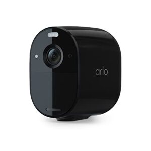 arlo essential spotlight camera – 1 pack – wireless security, 1080p video, color night vision, 2 way audio, wire-free, direct to wifi no hub needed, works with alexa, black – vmc2030b