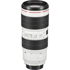 Canon EF 70-200mm f/2.8L is III USM Lens (3044C002) + Filter Kit + Cap Keeper + Cleaning Kit + More (Renewed)