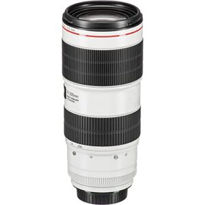 Canon EF 70-200mm f/2.8L is III USM Lens (3044C002) + Filter Kit + Cap Keeper + Cleaning Kit + More (Renewed)