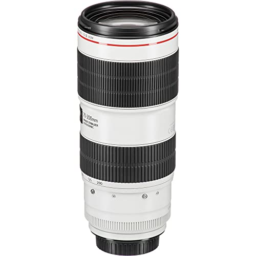 Canon EF 70-200mm f/2.8L is III USM Lens (3044C002) + Filter Kit + Cap Keeper + Cleaning Kit + More (Renewed)