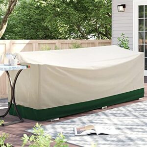 umbrauto outdoor couch cover patio furniture covers waterproof outdoor sofa covers heavy duty fade resistant patio sofa covers (87″ lx37 wx35 h)