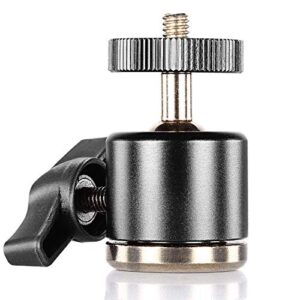 Neewer® Aluminum Alloy 360 Degree Rotating Swivel Mini Ball Head with 1/4" 3/8" Thread Base Mount for DSLR Camera Like Canon,Nikon,Sony/Camcorder/iPhone 6s/6/5S/5/4S/4,Gopro HD Hero 1/2/3/3+/4