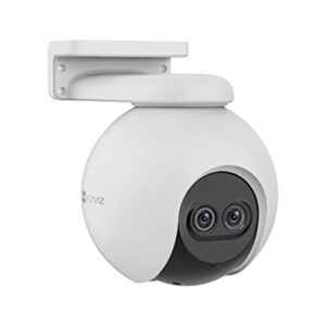 EZVIZ Security Camera Outdoor, 1080P Pan/Tilt/Zoom WiFi Camera, 8× Mixed Zoom and AI-Powered Person Detection Security Cam, IP65 Waterproof, Support MicroSD Card up to 512GB | C8PF