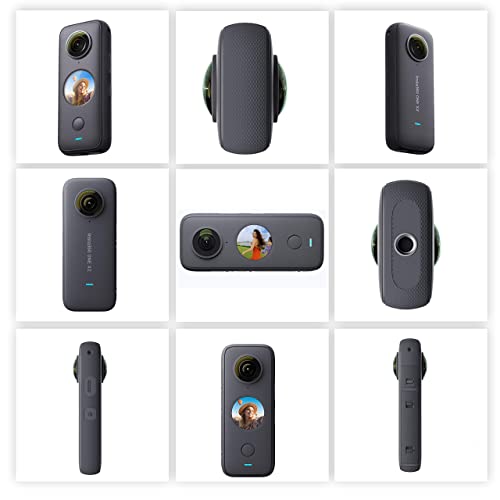 insta360 ONE X2 Waterproof Action Pocket Camera + SanDisk 64GB Extreme Memory Card + Handheld Monopod (extends to 43in) - Great Starter Bundle!, 5.7K