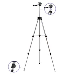 50 Inch Aluminum Camera Tripod for Canon, Nikon, Sony, Samsung, Olympus, Panasonic & Pentax + eCost Microfiber