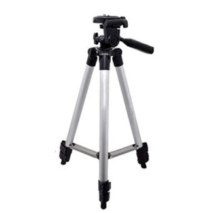 50 Inch Aluminum Camera Tripod for Canon, Nikon, Sony, Samsung, Olympus, Panasonic & Pentax + eCost Microfiber