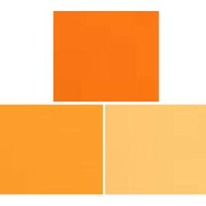 orange color correction gel filter sheet 16×20 inches kit, full cto, 1/2 cto, 1/4 cto photography lighting gels for photo studio flashlight led light