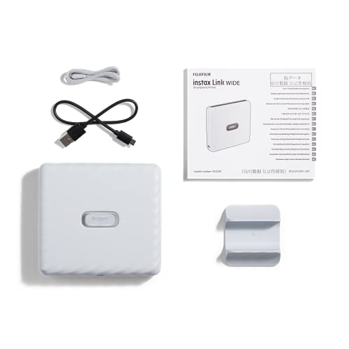 Fujifilm Instax Link Wide Printer - Ash White