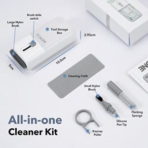 Electronics Cleaner Kit, AGPTEK 6-in-1 Keyboard Cleaning Kit, Multifunctional Electronic Cleaner Tool for Earbuds/Phone/Laptop/PC Monitor/Camera/Watch