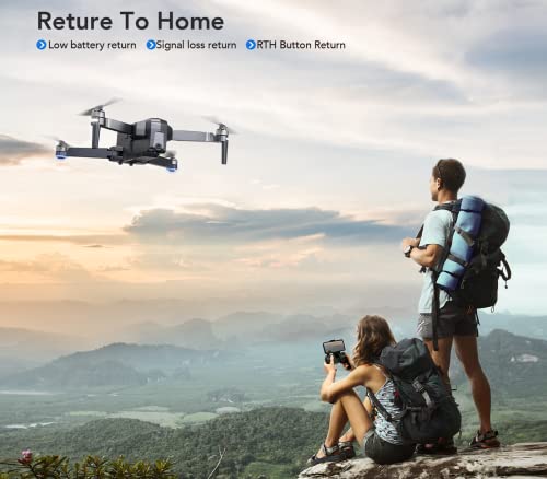 Ruko F11 Drones with Camera for Adults 4K, 60Mins Flight Time, FPV Drone with GPS, Quadcopter with Brushless Motor, Follow Me, Auto Return Home, Long Control Range Drone for Beginners