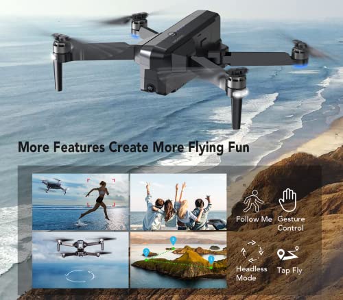 Ruko F11 Drones with Camera for Adults 4K, 60Mins Flight Time, FPV Drone with GPS, Quadcopter with Brushless Motor, Follow Me, Auto Return Home, Long Control Range Drone for Beginners