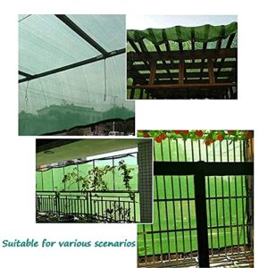 DKLE 10x10 ft Shade Screen for Greenhouse Breathable Outdoor, Garden Shade Netting Sun Protection, Shade Cloth UV Resistant Mesh 85% Shading Rate, for Protection Plants Flowers Pet Kennels