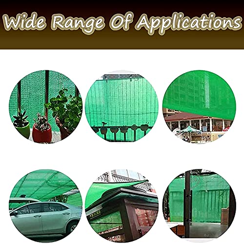 DKLE 10x10 ft Shade Screen for Greenhouse Breathable Outdoor, Garden Shade Netting Sun Protection, Shade Cloth UV Resistant Mesh 85% Shading Rate, for Protection Plants Flowers Pet Kennels