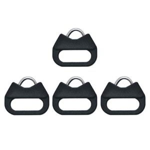 vko lug ring camera strap triangle split ring hook plastic cap compatible with all brand d-slr rangefinder mirrorless camera w/round eyelet(2 pair)