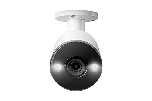 Lorex 4K Ultra HD Indoor/Outdoor Active Deterrence Add-On Metal IP Security Camera with Smart Motion Plus, 150ft Night Vision, Color Night Vision, Two-Way Talk Audio [Requires Recorder]