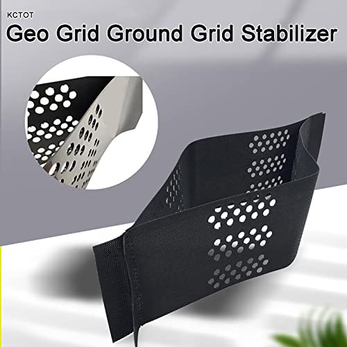 Geogrid Driveway, Ground Grid Stabilize, Geo Cell Grid Gravel Grid HDPE Material, Perfect Gravel Grid for Outdoor Parking Lots Garden Walkways (Battery *1 : 2x6m(6.5x19.6FT))