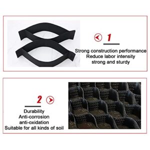 Geogrid Driveway, Ground Grid Stabilize, Geo Cell Grid Gravel Grid HDPE Material, Perfect Gravel Grid for Outdoor Parking Lots Garden Walkways (Battery *1 : 2x6m(6.5x19.6FT))