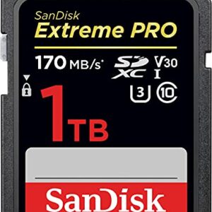 SanDisk 1TB Extreme PRO SDXC UHS-I Card - C10, U3, V30, 4K UHD, SD Card - SDSDXXY-1T00-GN4IN