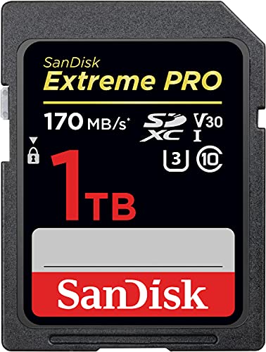 SanDisk 1TB Extreme PRO SDXC UHS-I Card - C10, U3, V30, 4K UHD, SD Card - SDSDXXY-1T00-GN4IN