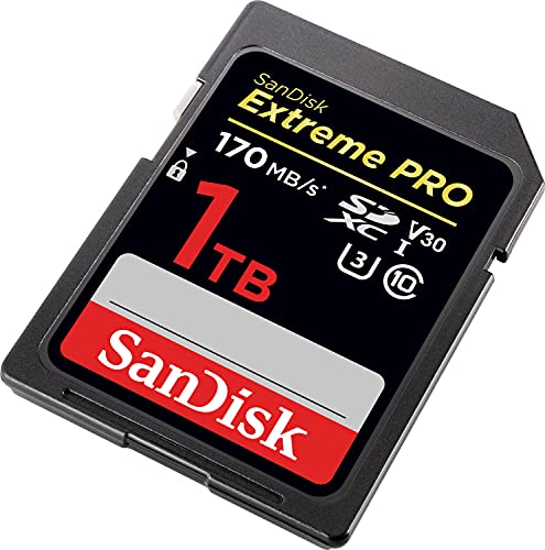 SanDisk 1TB Extreme PRO SDXC UHS-I Card - C10, U3, V30, 4K UHD, SD Card - SDSDXXY-1T00-GN4IN