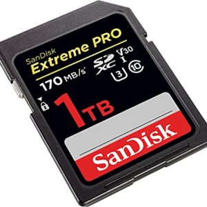 SanDisk 1TB Extreme PRO SDXC UHS-I Card - C10, U3, V30, 4K UHD, SD Card - SDSDXXY-1T00-GN4IN