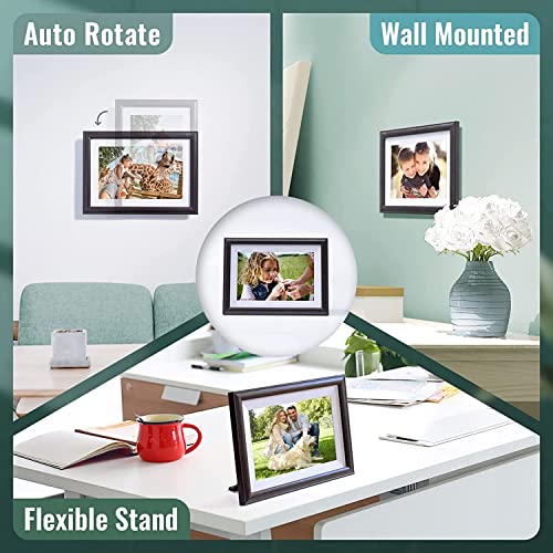 Digital Picture Frame 10.1 inch - WiFi Smart Photo Frame HD IPS Touch Screen Built in 16GB Memory Calendar Share Photo & Moments Instantly via Frameo App from Anywhere