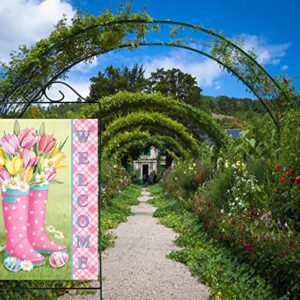 Hello Spring Flag,Spring Garden Flag Double Sided Welcome Burlap Seasonal House and Bird Summer House Flags 28x40 Inch Summer Garden Flag Outdoor Decor for Homes,Gardens,Patio or Lawn with 2 Grommets