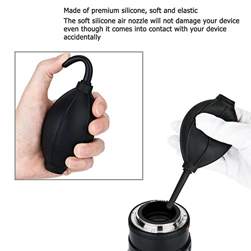 JJC Soft & Elastic Nozzle Air Blower Blaster Cleaner for DSLR Camera CCD CMOS Sensor Lens Filter LCD Comptuter Motherboard Chips PC Internal SSD Graphics Cards Video Card Fan Glasses Alcohol Ink Tool