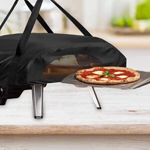 PETSOLA 16 Outdoor Oven Cover with 2 Webbing Attachment Dustproof Protective Oxford Fabric Portable for Outside Camping Indoor Garden, 30x23.5x8.5 inch