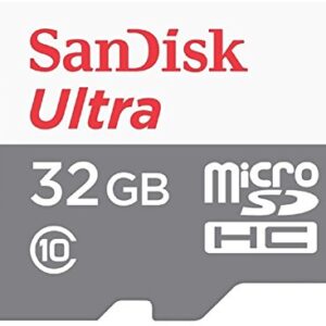 Sandisk 32GB 32G Micro SDHC Ultra (10 Pack) MicroSD TF Flash Memory Card High Speed Class 10 SDSQUNB-0032G-GN3MN with Everything But Stromboli Memory Card Reader