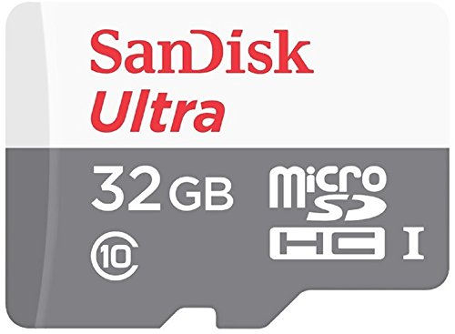 Sandisk 32GB 32G Micro SDHC Ultra (10 Pack) MicroSD TF Flash Memory Card High Speed Class 10 SDSQUNB-0032G-GN3MN with Everything But Stromboli Memory Card Reader