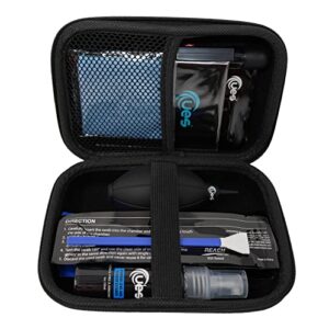 UES DSLR Camera Sensor and Lens Cleaning Travel Kit: APS-C Sensor Cleaning Swab, Cleaner, Air Blower, Microfiber Cloth, Lens Cleaning Pen, Lens Paper