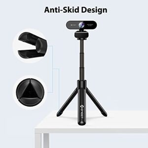 Webcam Tripod, EMEET Professional Webcam Mini Tripod, Portable & Lightweight, Adjustable Height from 5.7-12.2 in, Stable Use, Universal Compatible for Most Webcams/Phones/GoPros/Mirrorless Cameras