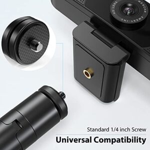 Webcam Tripod, EMEET Professional Webcam Mini Tripod, Portable & Lightweight, Adjustable Height from 5.7-12.2 in, Stable Use, Universal Compatible for Most Webcams/Phones/GoPros/Mirrorless Cameras