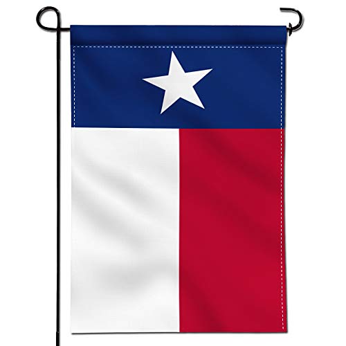 ANLEY Double Sided Premium Garden Flag, Texas State The Lone Star State US Patriotic Garden Flags for Home Decor - Weather Proof & Double Stitched Yard Flags - 18 x 12.5 Inch