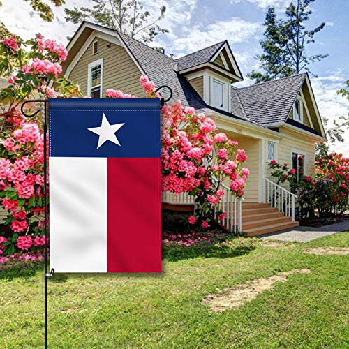 ANLEY Double Sided Premium Garden Flag, Texas State The Lone Star State US Patriotic Garden Flags for Home Decor - Weather Proof & Double Stitched Yard Flags - 18 x 12.5 Inch