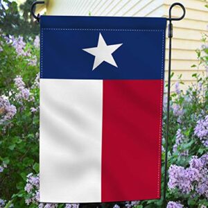 ANLEY Double Sided Premium Garden Flag, Texas State The Lone Star State US Patriotic Garden Flags for Home Decor - Weather Proof & Double Stitched Yard Flags - 18 x 12.5 Inch