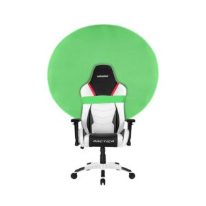 webaround big shot 56″ | green | portable collapsible webcam backdrop | attaches to any chair | wrinkle-resistant fabric | ultra-quick setup and takedown | perfect for zoom, webex, teams, etc.