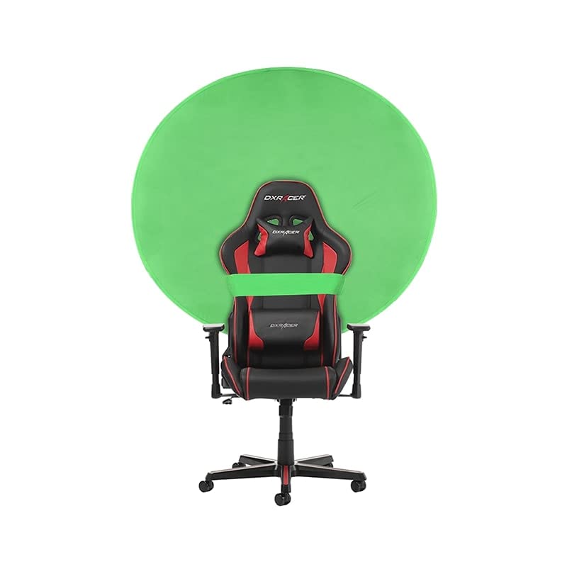 Webaround Big Shot 56" | Green | Portable Collapsible Webcam Backdrop | Attaches to Any Chair | Wrinkle-Resistant Fabric | Ultra-Quick Setup and Takedown | Perfect for Zoom, Webex, Teams, etc.