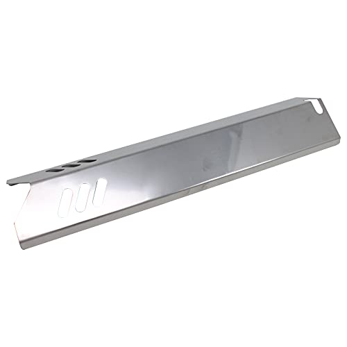 BBQ Grill Heat Shield Plate Tent Replacement Parts for Better Homes And Gardens BH13-101-099-01 - Compatible Barbeque Stainless Steel Flame Tamer, Flavorizer Bar, Vaporizer Bar, Burner Cover 15"