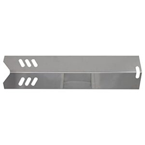 BBQ Grill Heat Shield Plate Tent Replacement Parts for Better Homes & Gardens Grill GBC1362W - Compatible Barbeque Stainless Steel Flame Tamer, Flavorizer Bar, Vaporizer Bar, Burner Cover 15"