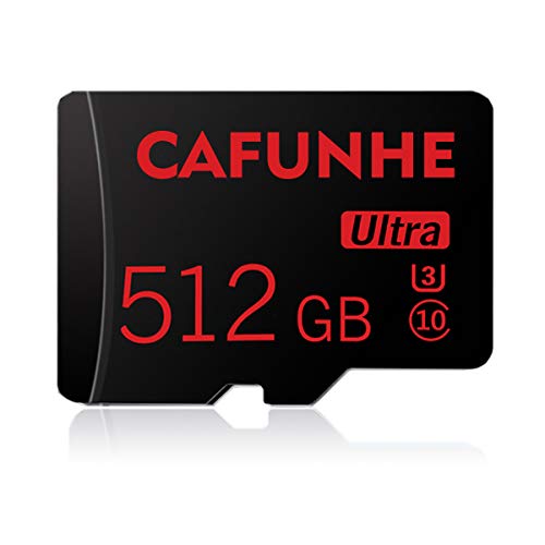 Micro SD Card 512GB Class 10 High Speed Memory Card 512GB TF Card with a SD Card Adapter for Tablet Computer/Phone/Surveillance Tachograph Drone/Action Camera