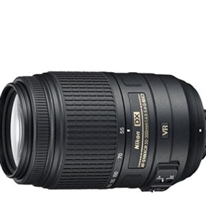 Nikon AF-S DX NIKKOR 55-300mm f/4.5-5.6G ED Vibration Reduction Zoom Lens with Auto Focus for Nikon DSLR Cameras