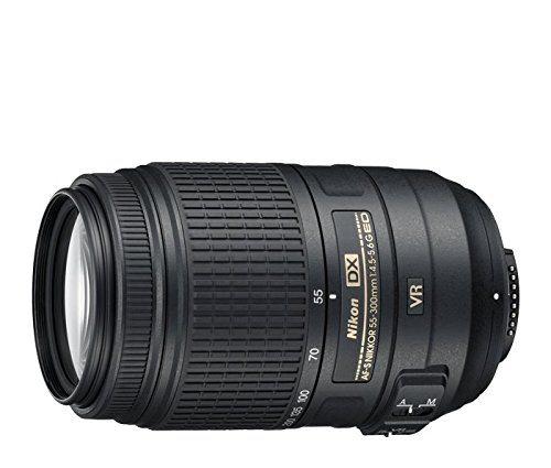 Nikon AF-S DX NIKKOR 55-300mm f/4.5-5.6G ED Vibration Reduction Zoom Lens with Auto Focus for Nikon DSLR Cameras