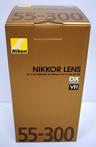 Nikon AF-S DX NIKKOR 55-300mm f/4.5-5.6G ED Vibration Reduction Zoom Lens with Auto Focus for Nikon DSLR Cameras